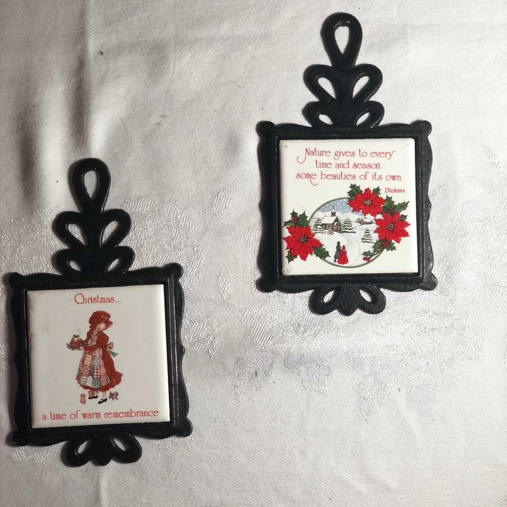 Christmas trivets